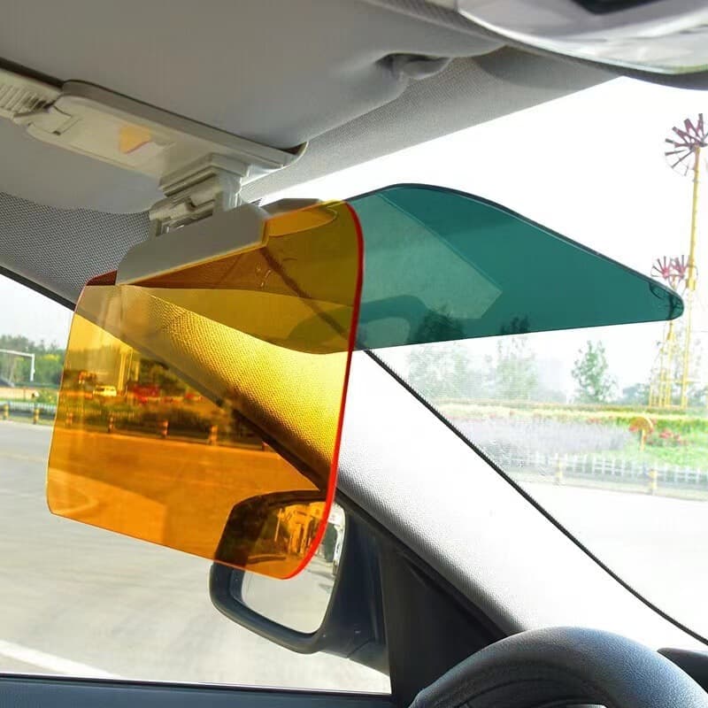 Cross -border automotive anti -light lamp sunscreen plate mirror anti -dizziness mirror driver goggles mirror day and night double -use button shading 3