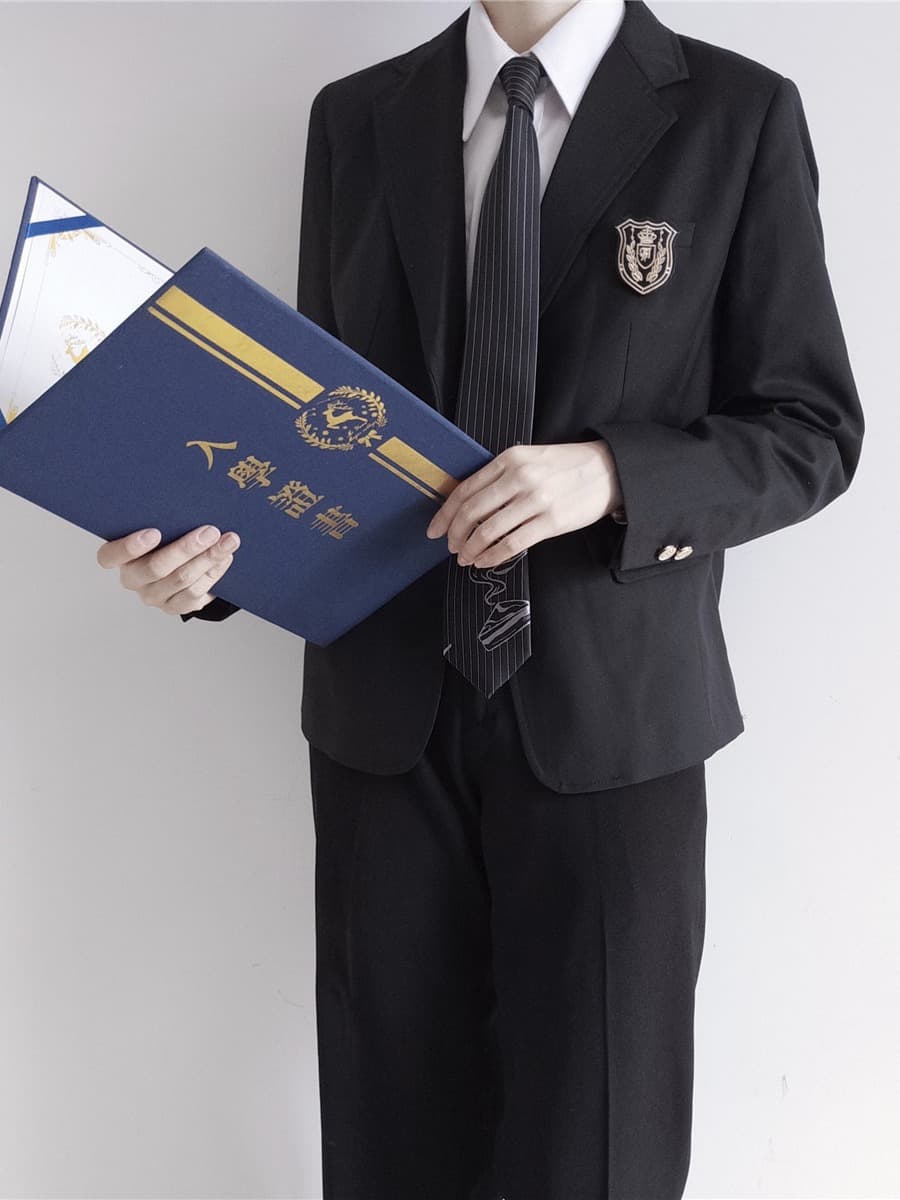 Uniform, set, suit for students, universal jacket for men and women 3