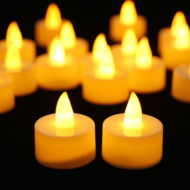 LED electronic candle lamp, smokeless tea wax love candle Valentine's festival Breakling marriage props birthday candle lamp 1