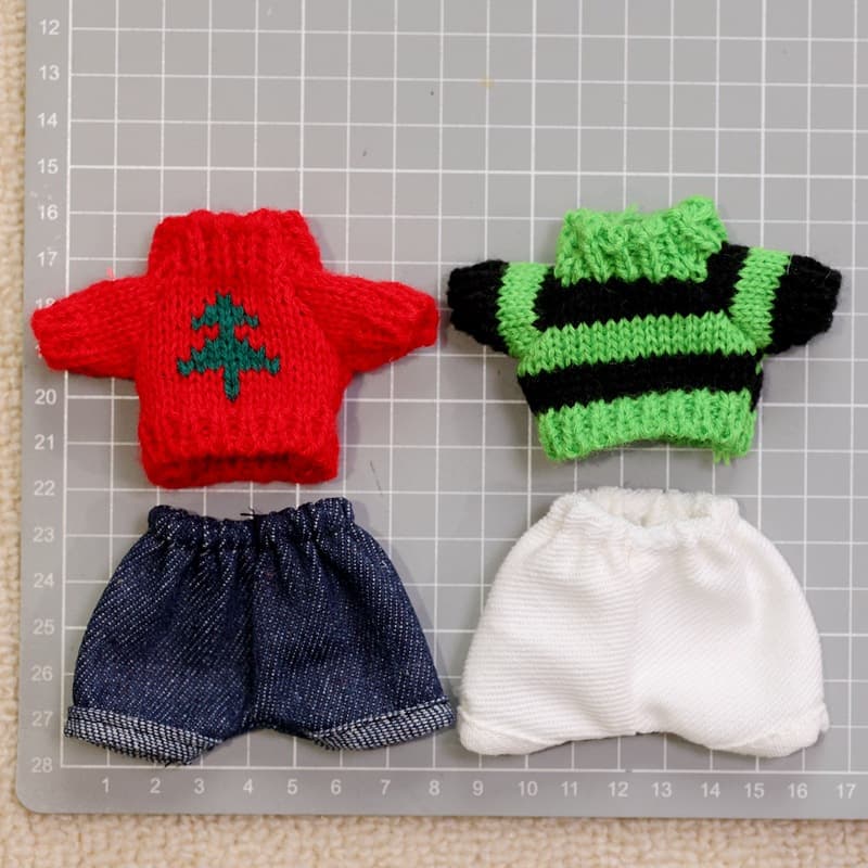 Sweater, doll with accessories, cotton toy, 14cm, 10 cm, children's clothing 3