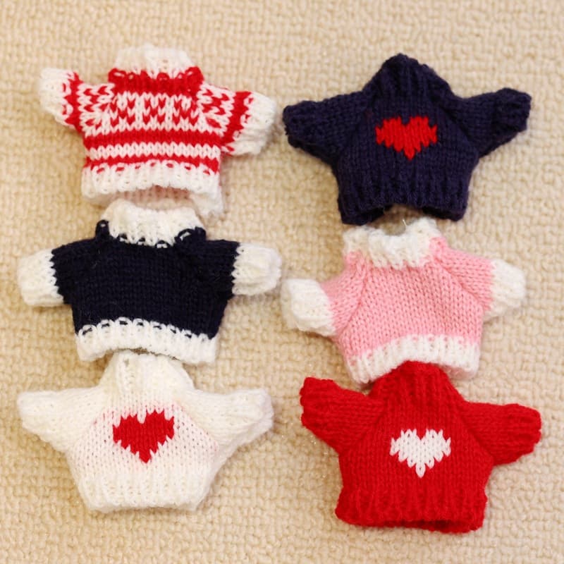 Sweater, doll with accessories, cotton toy, 14cm, 10 cm, children's clothing 1