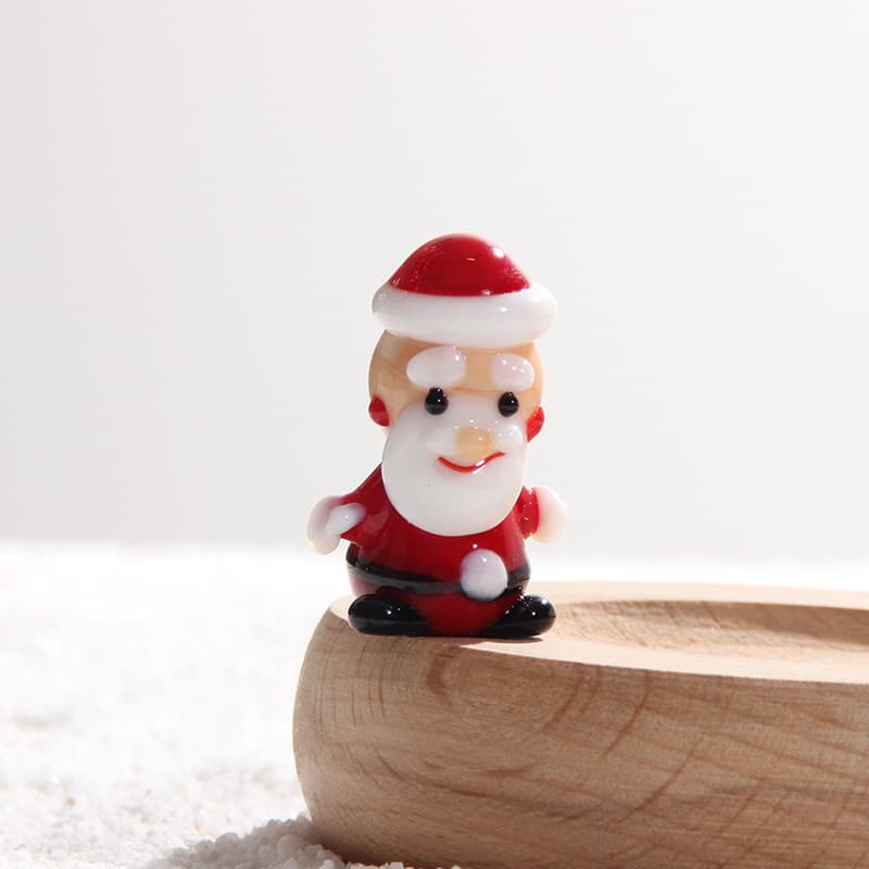 Christmas children's gift small glass Christmas tree creative desktop ornaments New Year exchange glass crafts 2