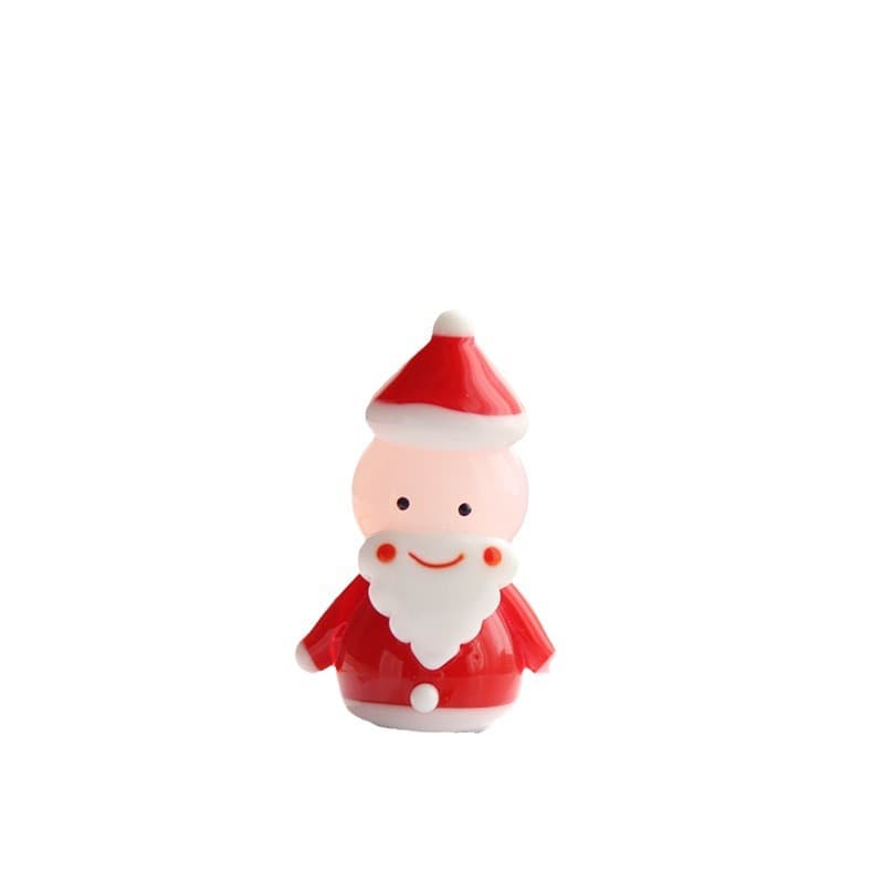 Christmas children's gift small glass Christmas tree creative desktop ornaments New Year exchange glass crafts 5