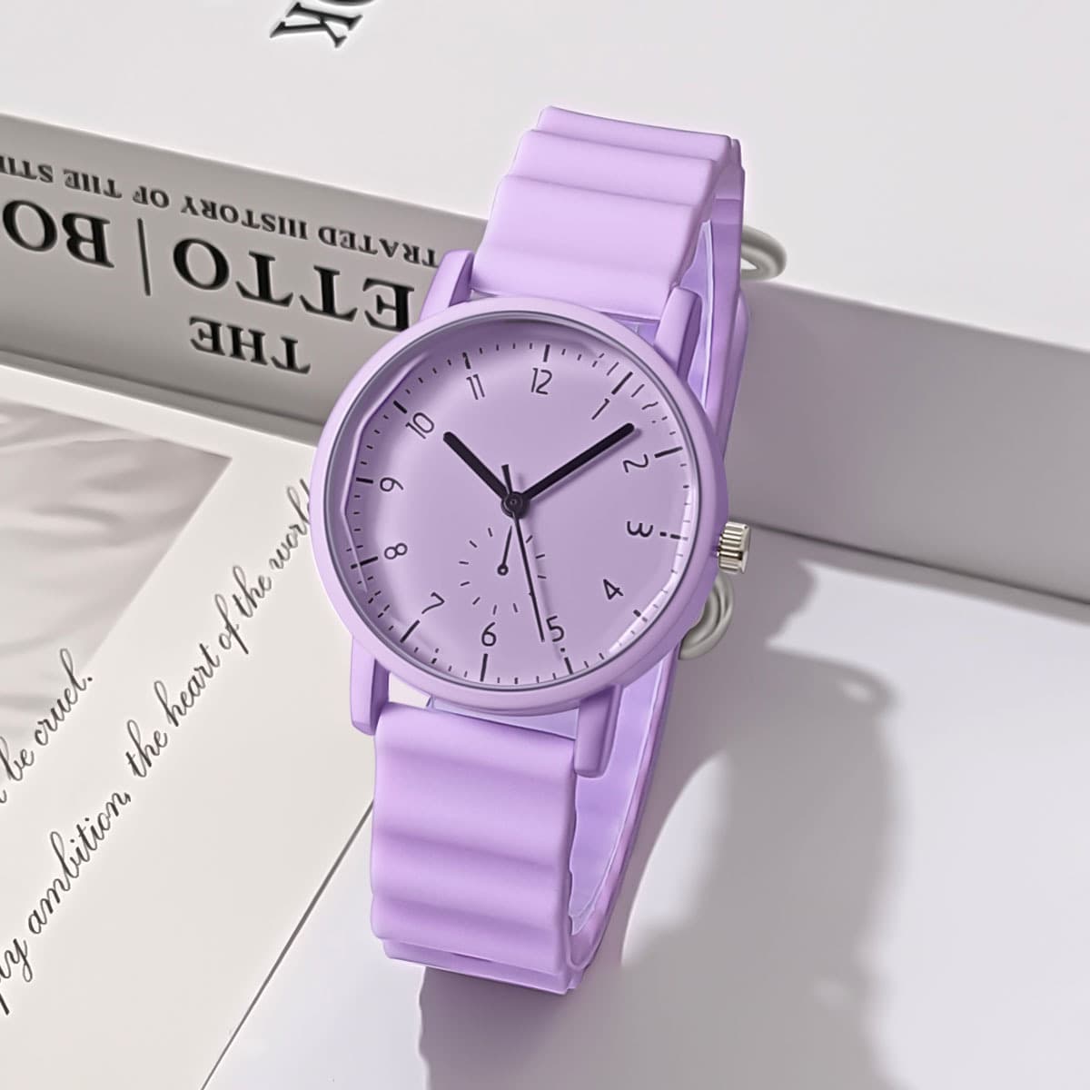 Wavy silicone quartz fashionable creative brand watch strap