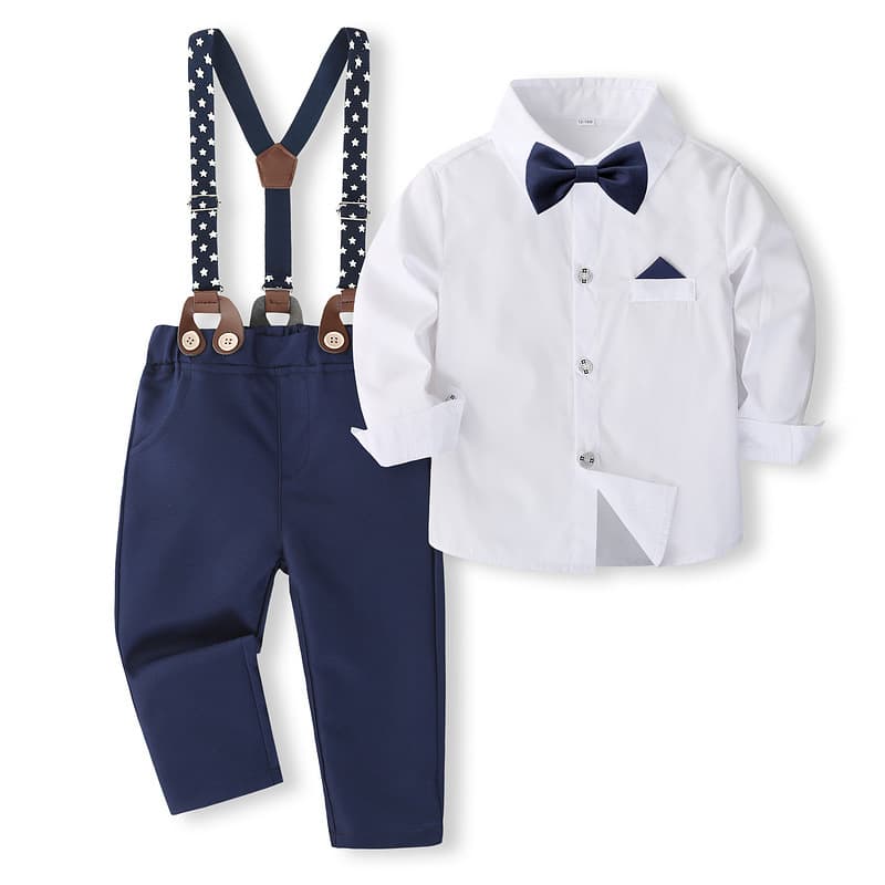 Dress for boys, overall, spring trousers, children's shirt, classic suit jacket, trend of season 5