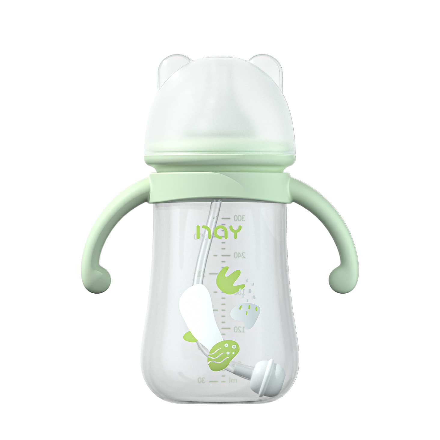 Anti-Colic Baby Feeding Bottle with Handle & Fall Protection 5