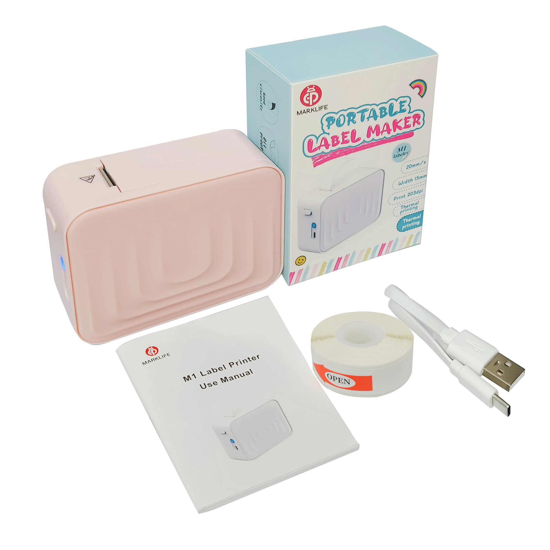 Mini Printer Mini Thermal Label Machine Portable Home Printer Thermal Printer