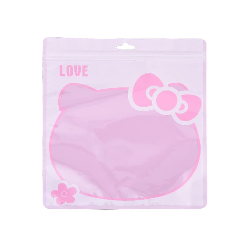 Cute fuchsia storage bag, Japanese pack, cartoon accessory 5
