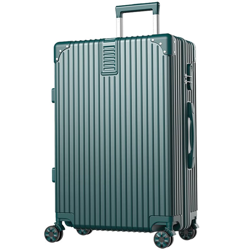 Capacious high quality suitcase with zipper, 20 inch 5
