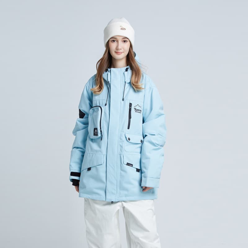 Ski keep warm winter travel windproof waterproof wear-resistant ski suit, increased thickness 2