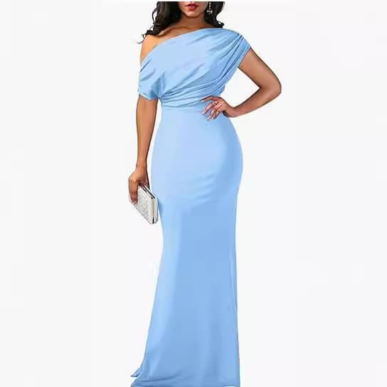 Spring elegant long dress sleevless, tight 2