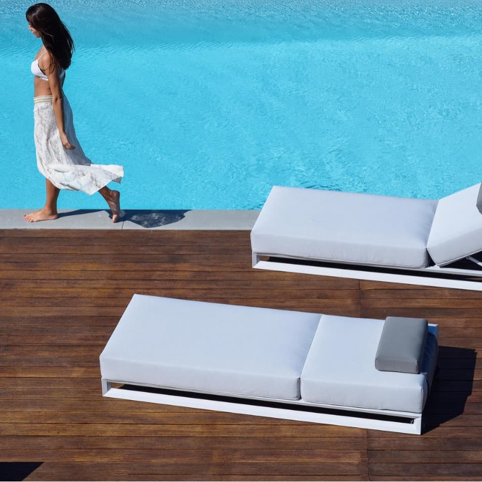 Travel street beach sofa for sleep, folding swimming pool, aluminum alloy 2