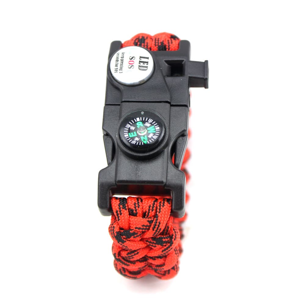 Travel universal bracelet, woven lighter, whistle 2