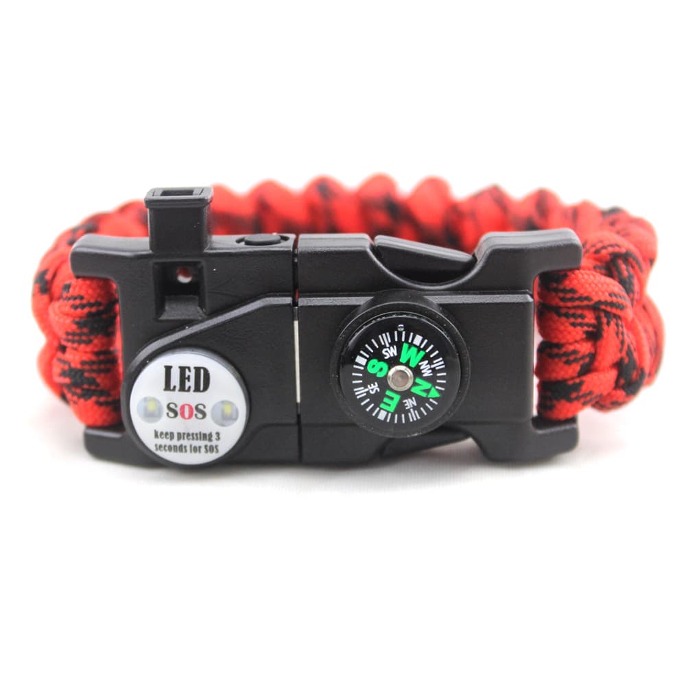 Travel universal bracelet, woven lighter, whistle 3