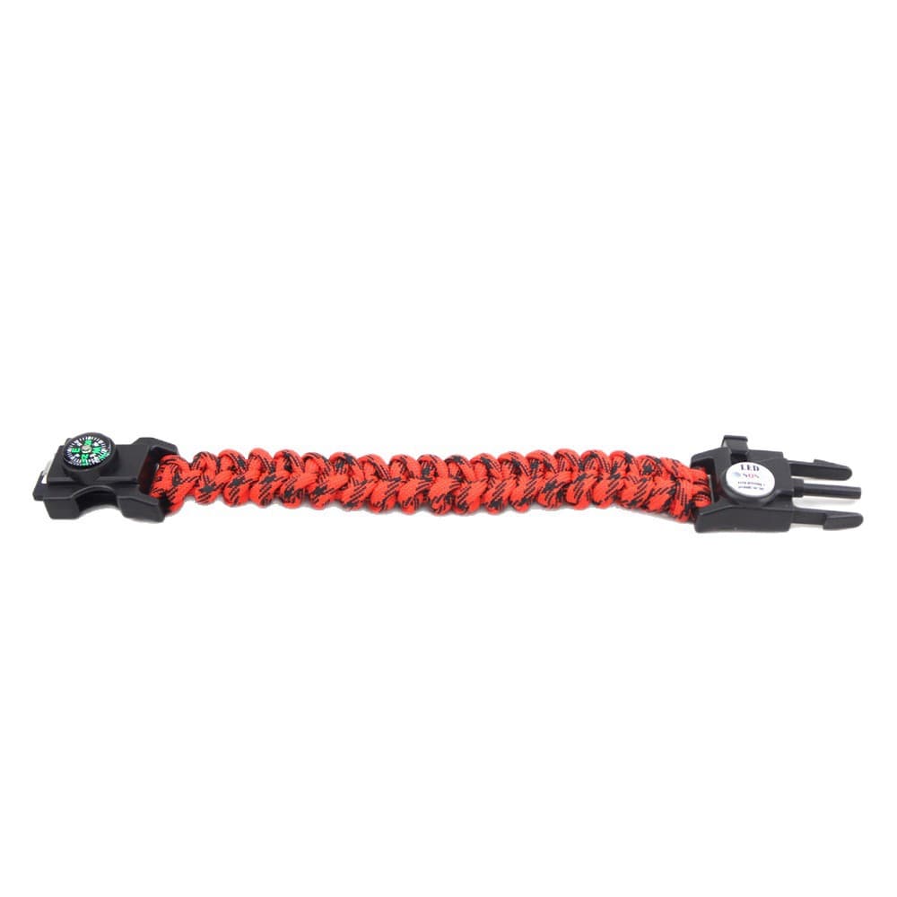 Travel universal bracelet, woven lighter, whistle 5