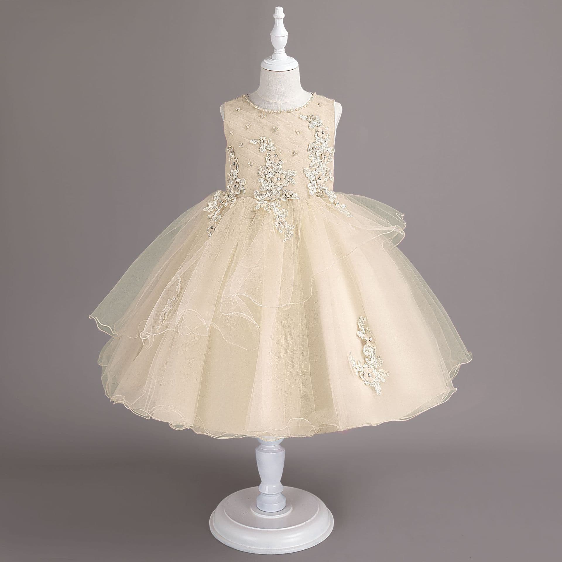 (Cross-border trading), children's dress, small princess costume, piano performance costume, new collection, children's clothing 2