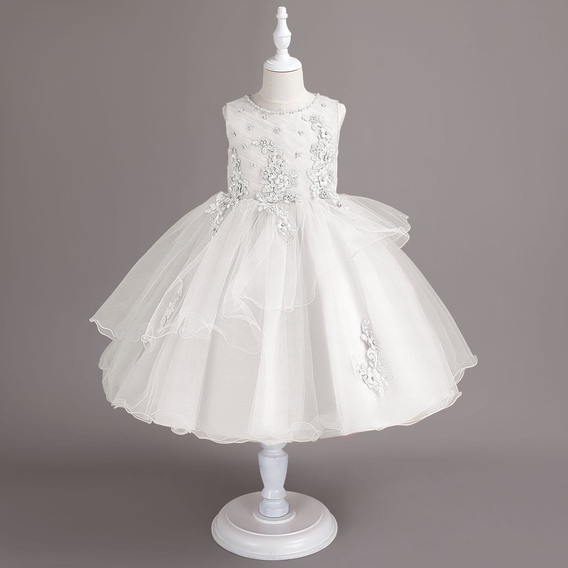 (Cross-border trading), children's dress, small princess costume, piano performance costume, new collection, children's clothing 4