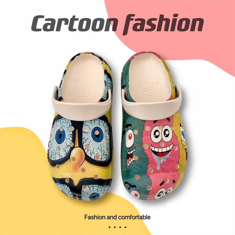 Cartoon trend sandals, beach slippers for students, for beloved