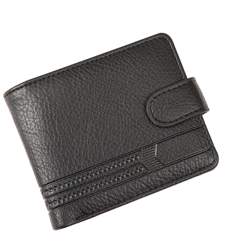 (Cross-border trading), polyurethane short wallet with zipper 5