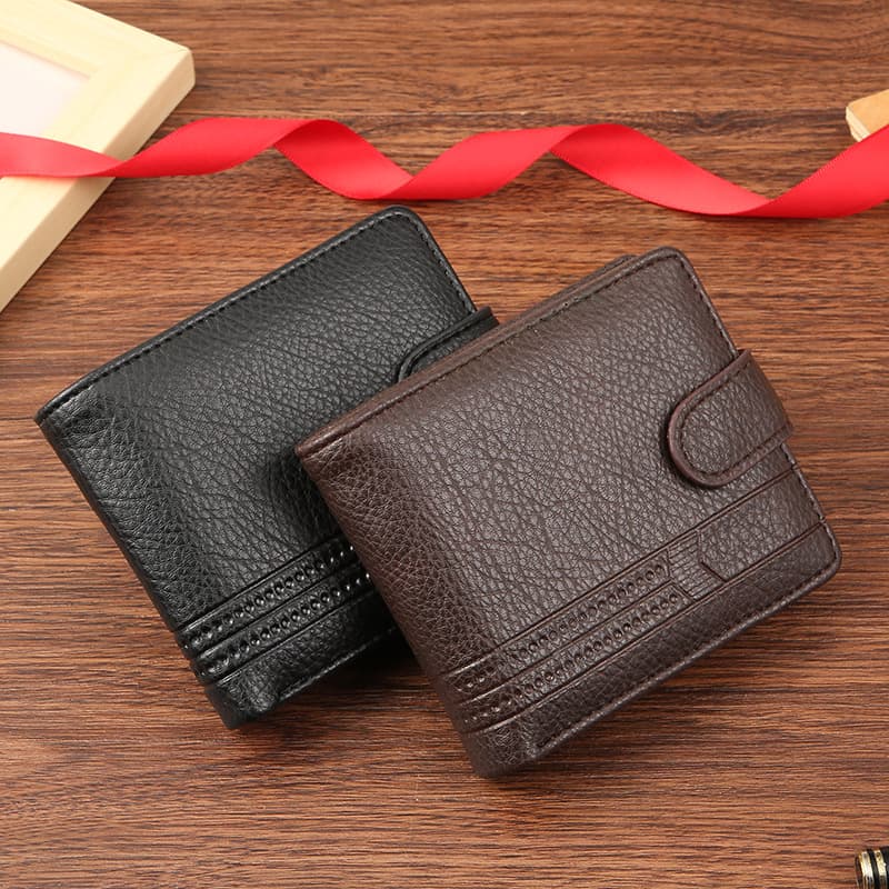 (Cross-border trading), polyurethane short wallet with zipper