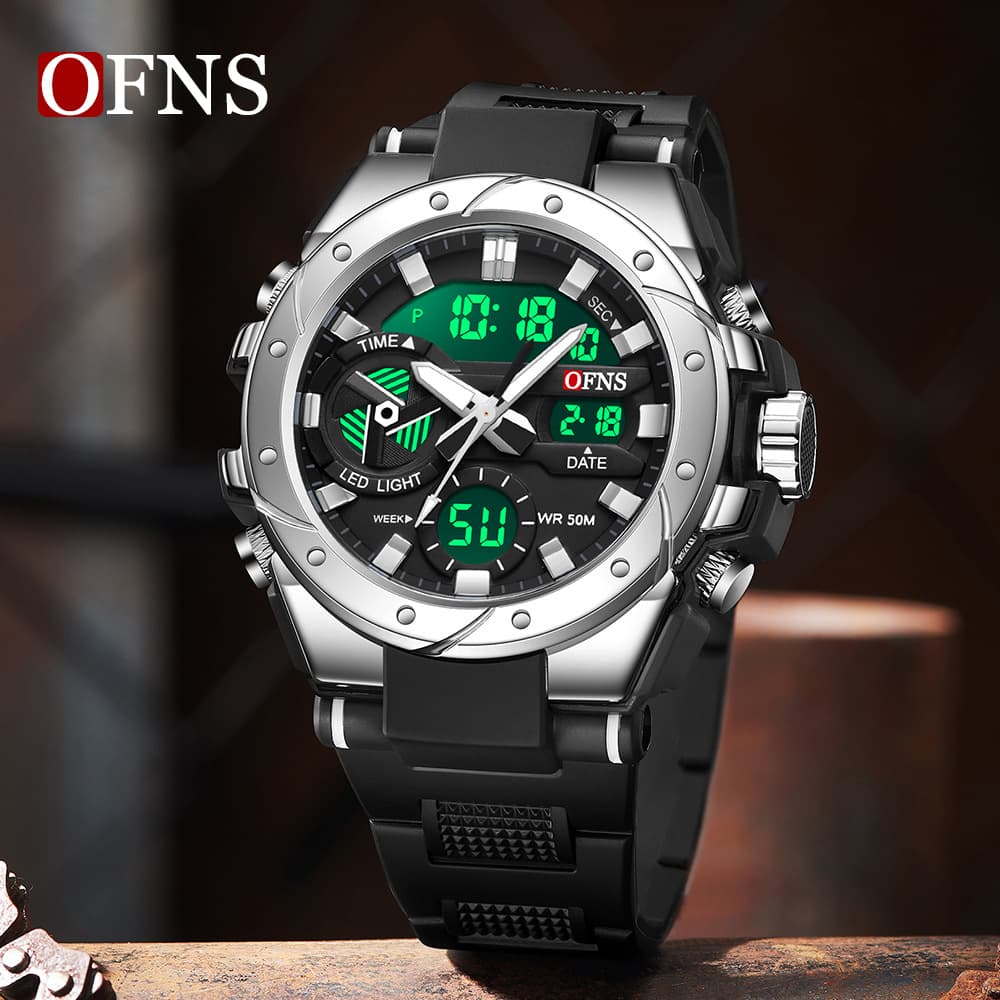 Fashionable universal travel electronic men's watch, for teenagers 2