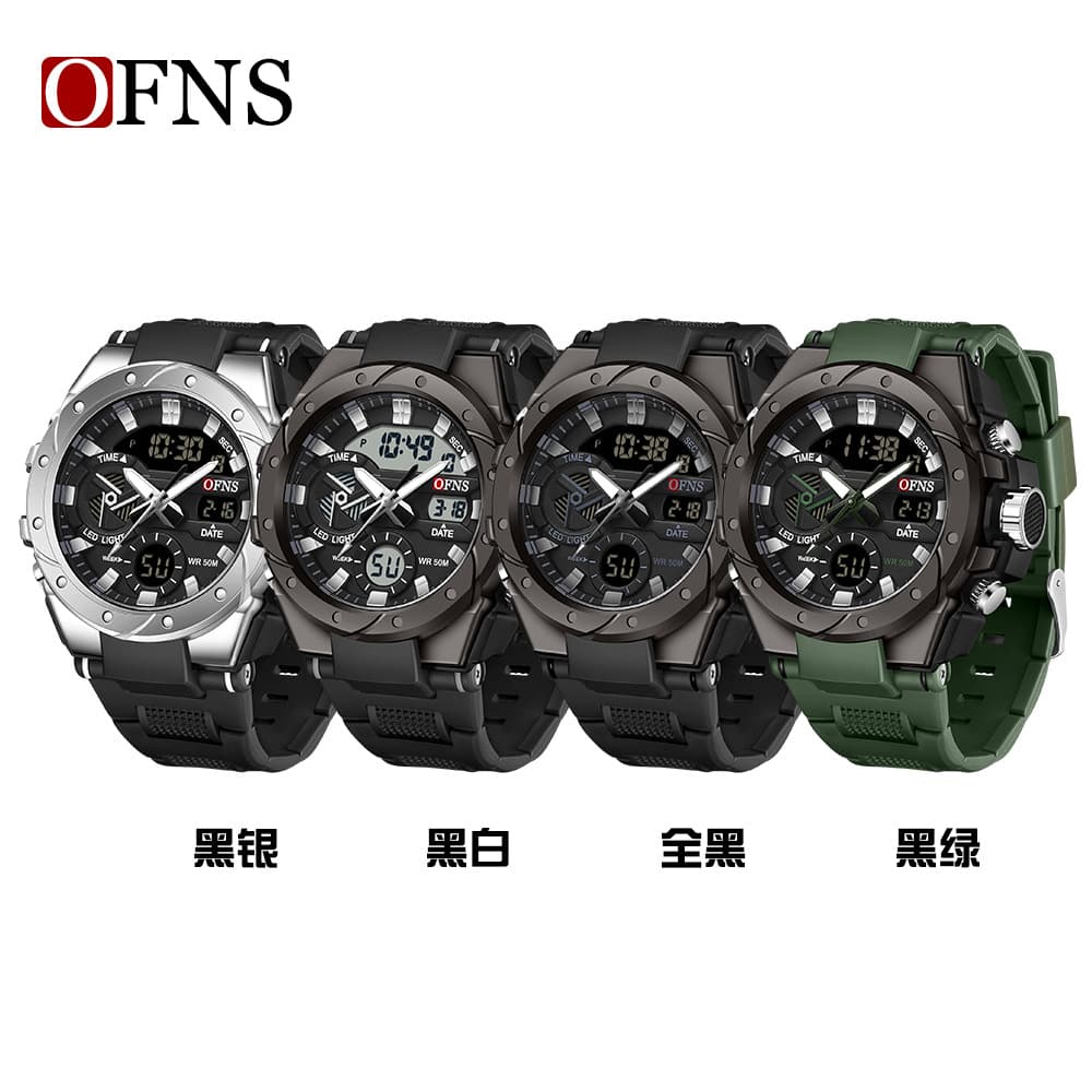 Fashionable universal travel electronic men's watch, for teenagers 4