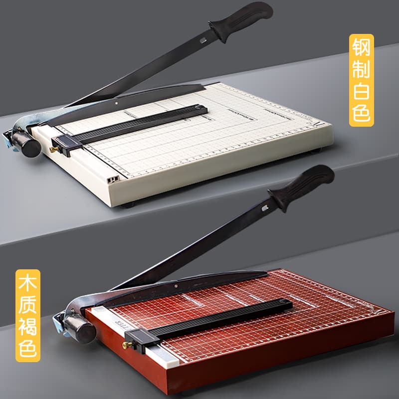 A4 paper cutting knife manual mini tailor knife A5 paper cutting machine wooden steel -made photo slogan photo cutting paper knife 2