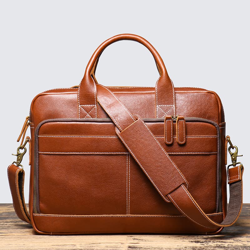 (Cross-border trading), handheld one-shoulder bag, laptop, leather backpack, genuine leather, business version