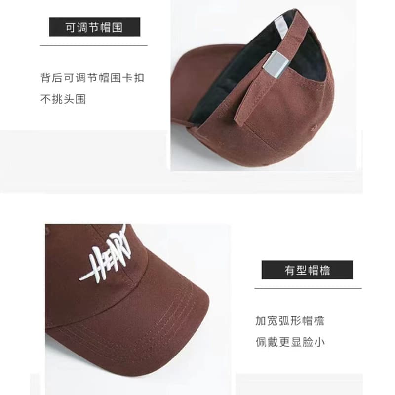 Summer baseball cap, spring trend hat, with embroidery 3