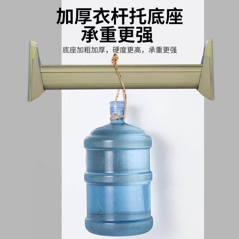 French wardrobe clothing through seat cabinet hardware accessories flange seat thickened clothing bracket room wardrobe fixed flange seat 2