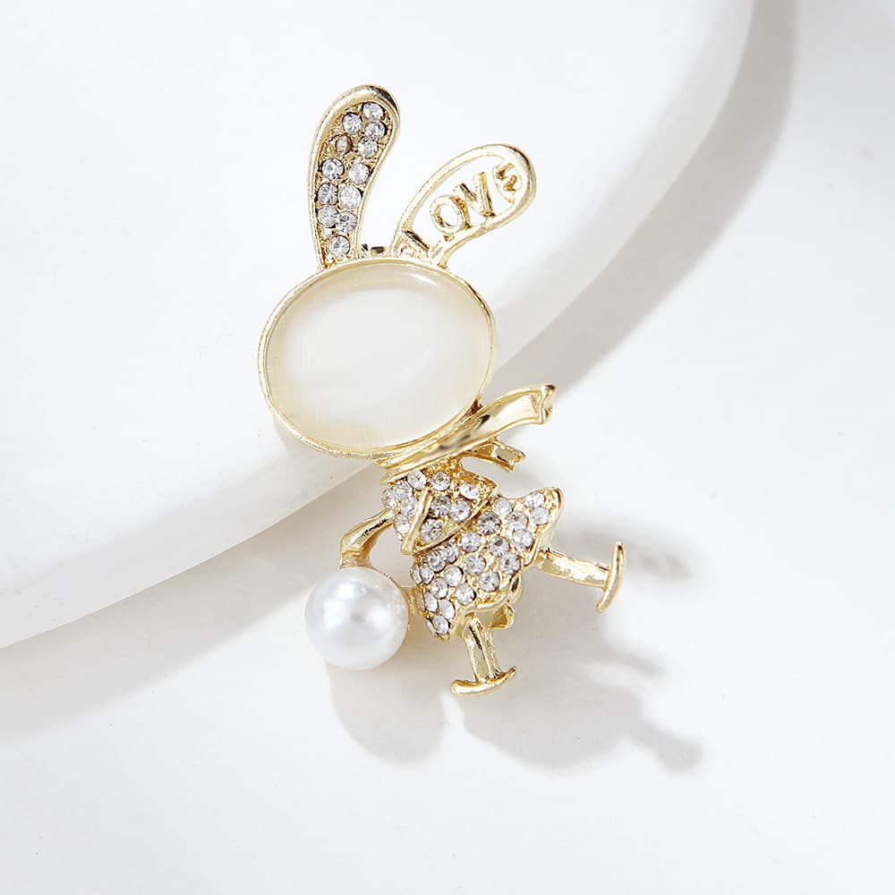 Rabbit, brooch, Chinese horoscope