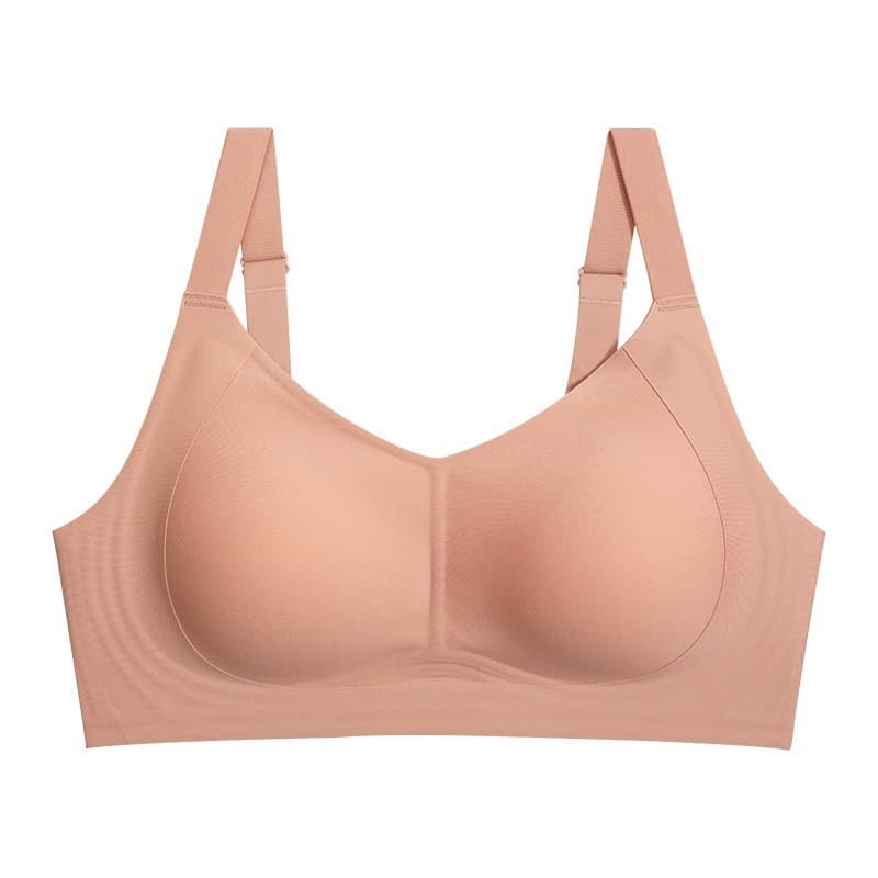 Thin underwear, supporting wireless bra, bra top, plus size 5