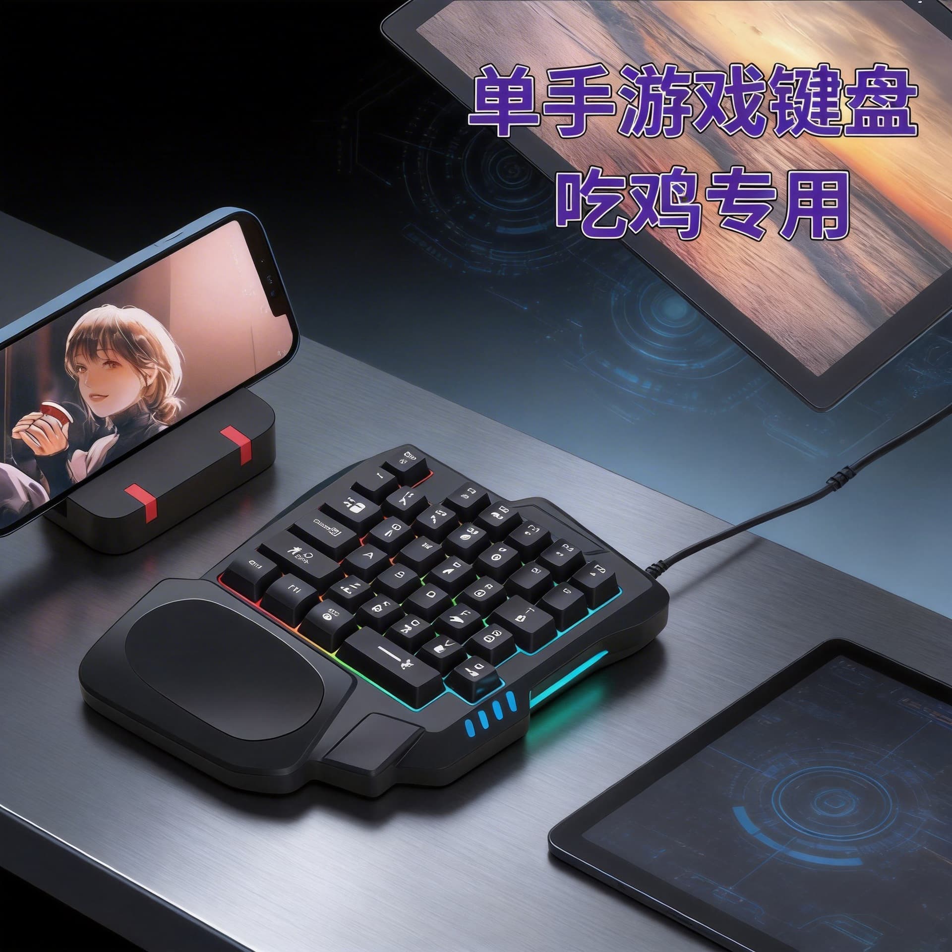 (Cross-border trading), tablet mechanical keyboard, set, laptop, accessories 1