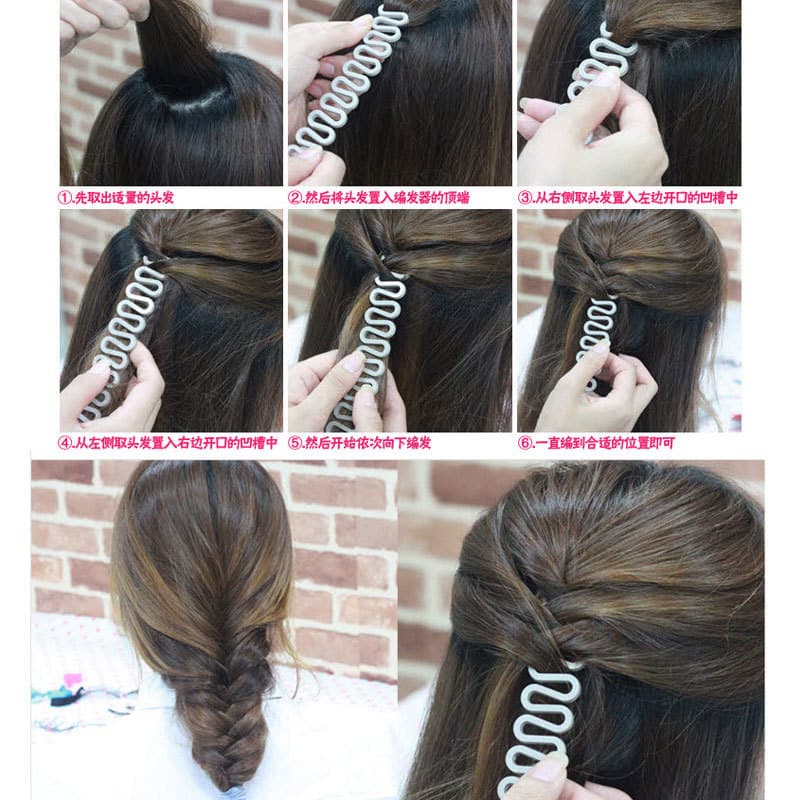 Hairgrip, fashionable hair accessory with pigtail, Amazon, simple and elegant design 2
