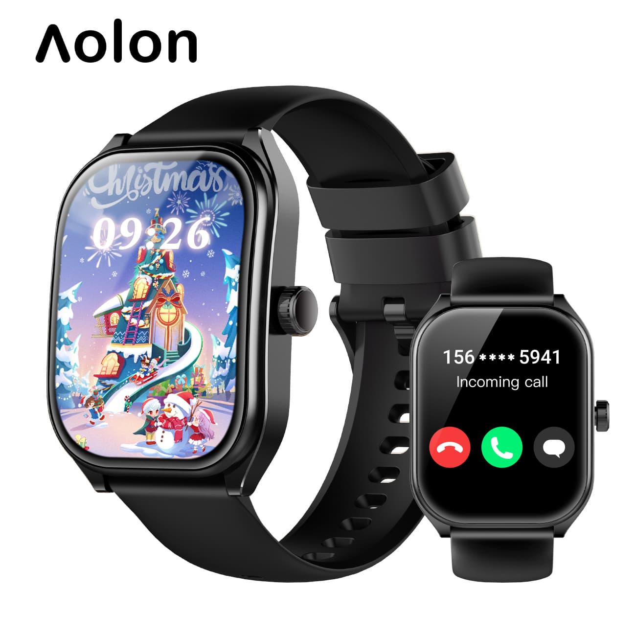 AOLON Popular smart watch Curve 3D flexible curved screen Business Bluetooth call low latency 1