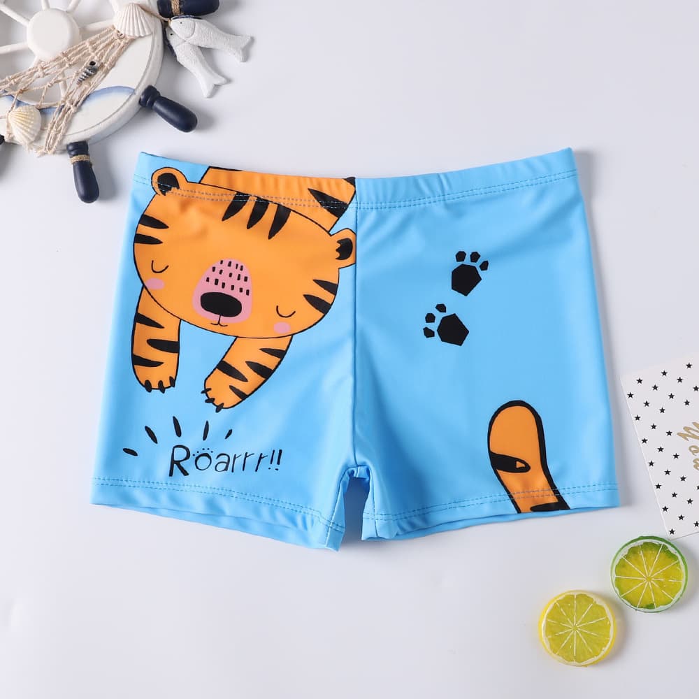 (Cross-border trading), children's trousers for boys, cartoon quick dry swimwear for swimming, for teenagers 3
