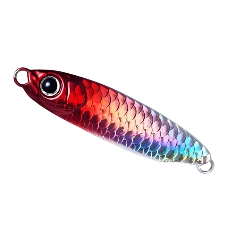 Factory wholesale fish scales pattern sub -bait far -casting blue small iron plate sequin bait sea fish fishing fake bait Luya 5