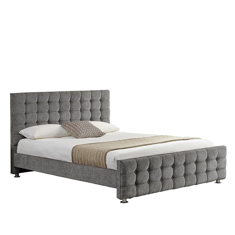 Foreign trade factory light luxury square shape bedside bed bed 1.5 meters 1.8 meters bed frame queen 5