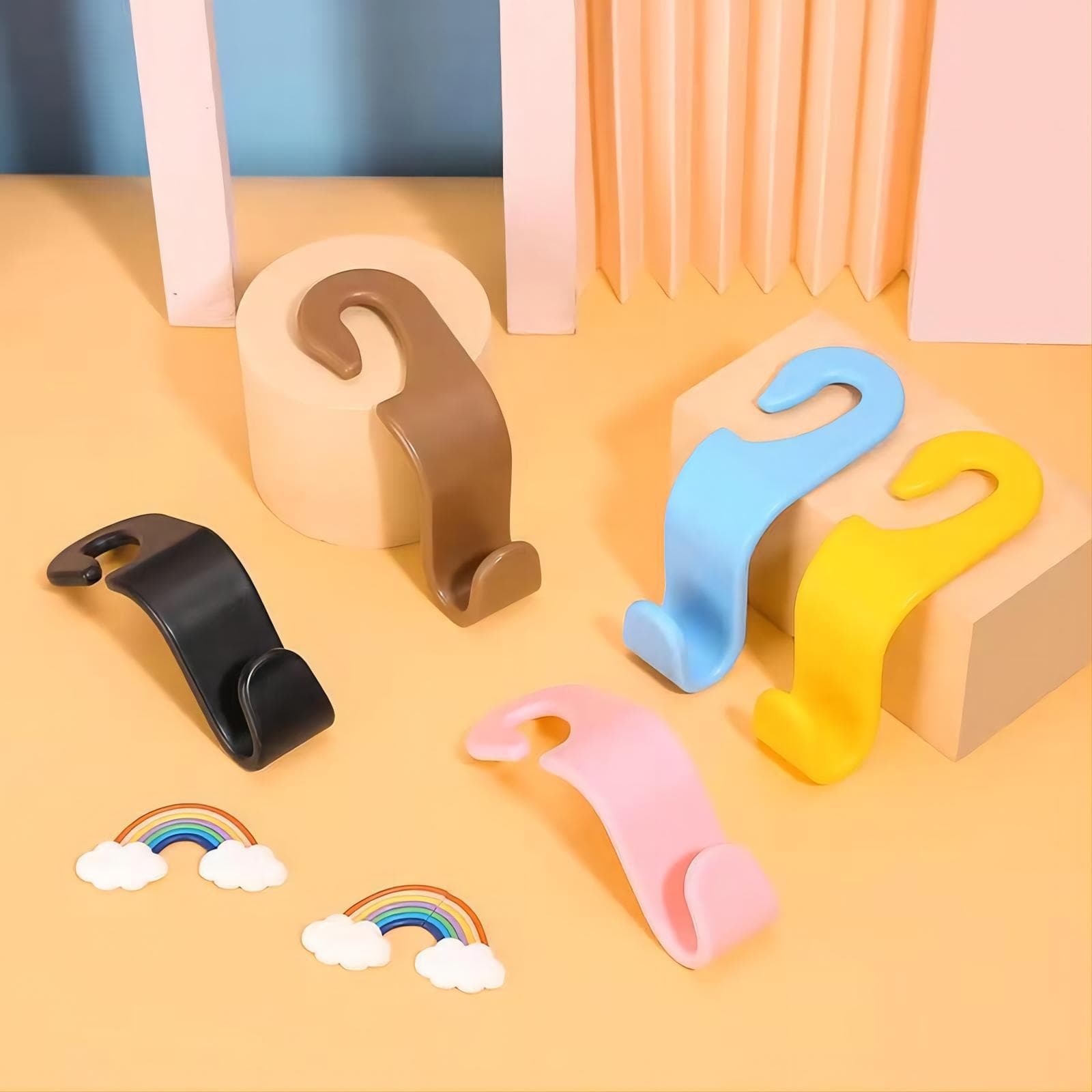 Car seat hook back seat car interior accessories for car seat rear seat suspension decoration practical storage 4
