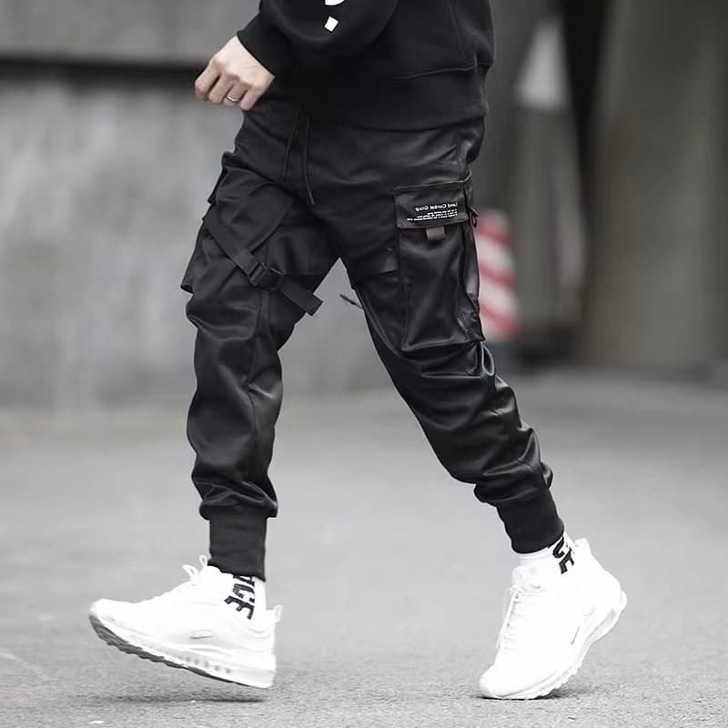 Spring brand trousers for leisure, oversize 3