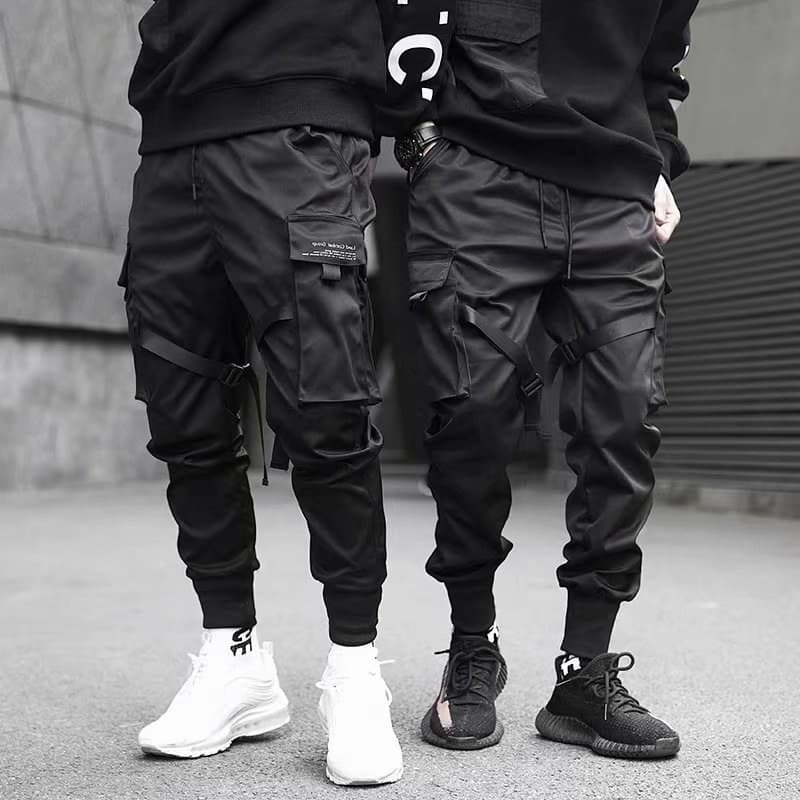 Spring brand trousers for leisure, oversize 1