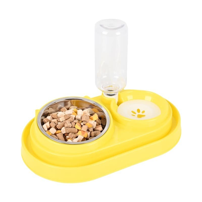 Anti-leakage cat feeder cross-border popular drinking water feeding bowl cat bowl dog bowl large capacity pet supplies 5
