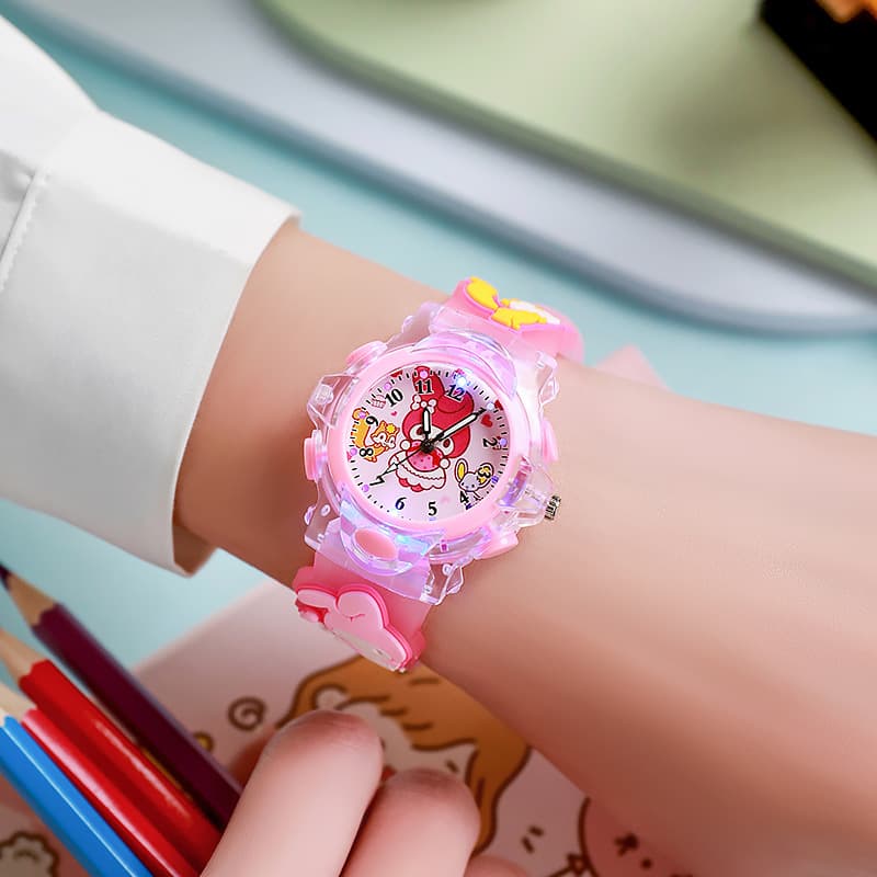 (Cross-border trading), silicone cartoon children's watch, lamp 2