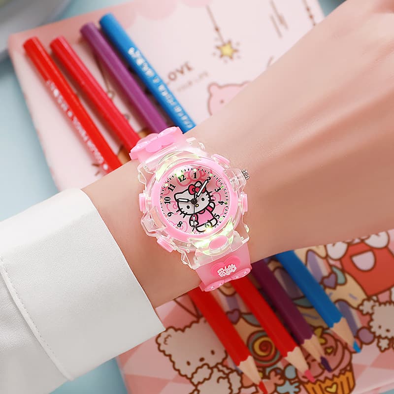 (Cross-border trading), silicone cartoon children's watch, lamp 3