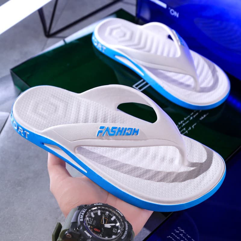 Summer flip flops to go out, non-slip fashionable trend beach footwear 3
