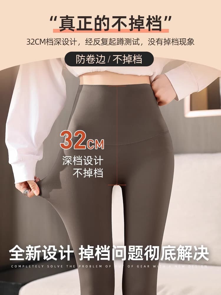 Quick dry travel leggings, trousers, overall for gym, for running, high waist, tight 4