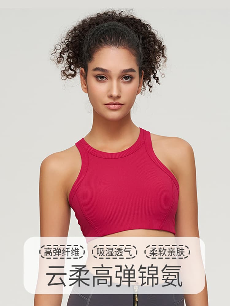 Vest, yoga clothing for gym, sports bra, underwear, thin strap, beautiful back, tight 4