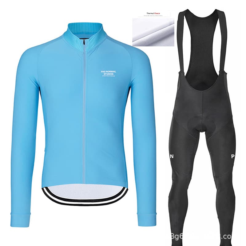 PNS SNORMAL Cycling Jacket velvet long-sleeved autumn and winter new cycling jersey set 3