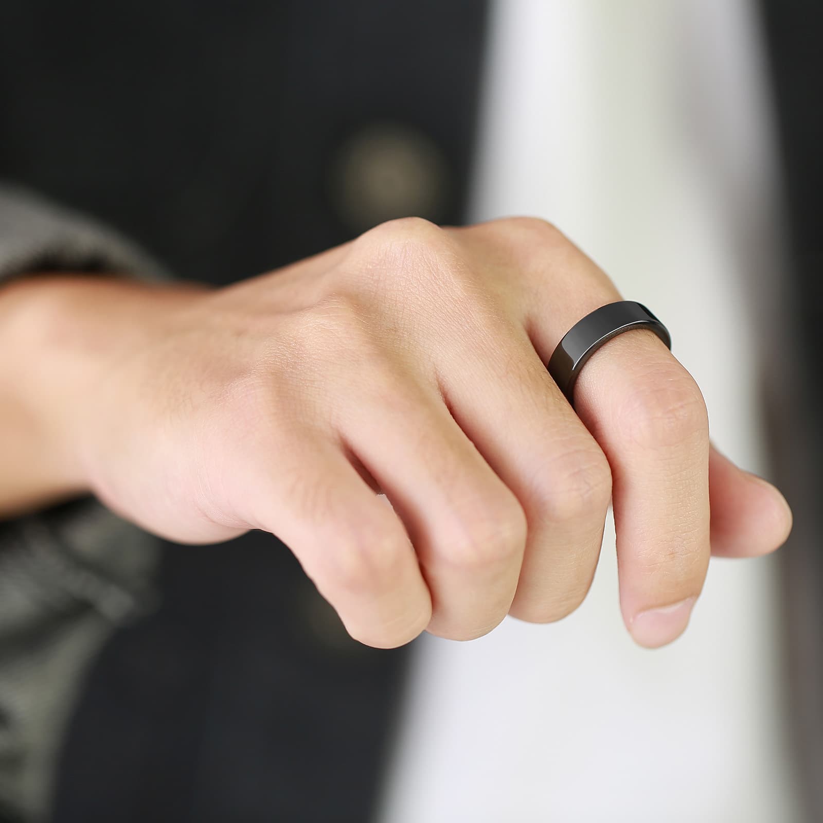(Wholesale), ring, fashionable accessory hip-hop style, on index finger, R-593 4