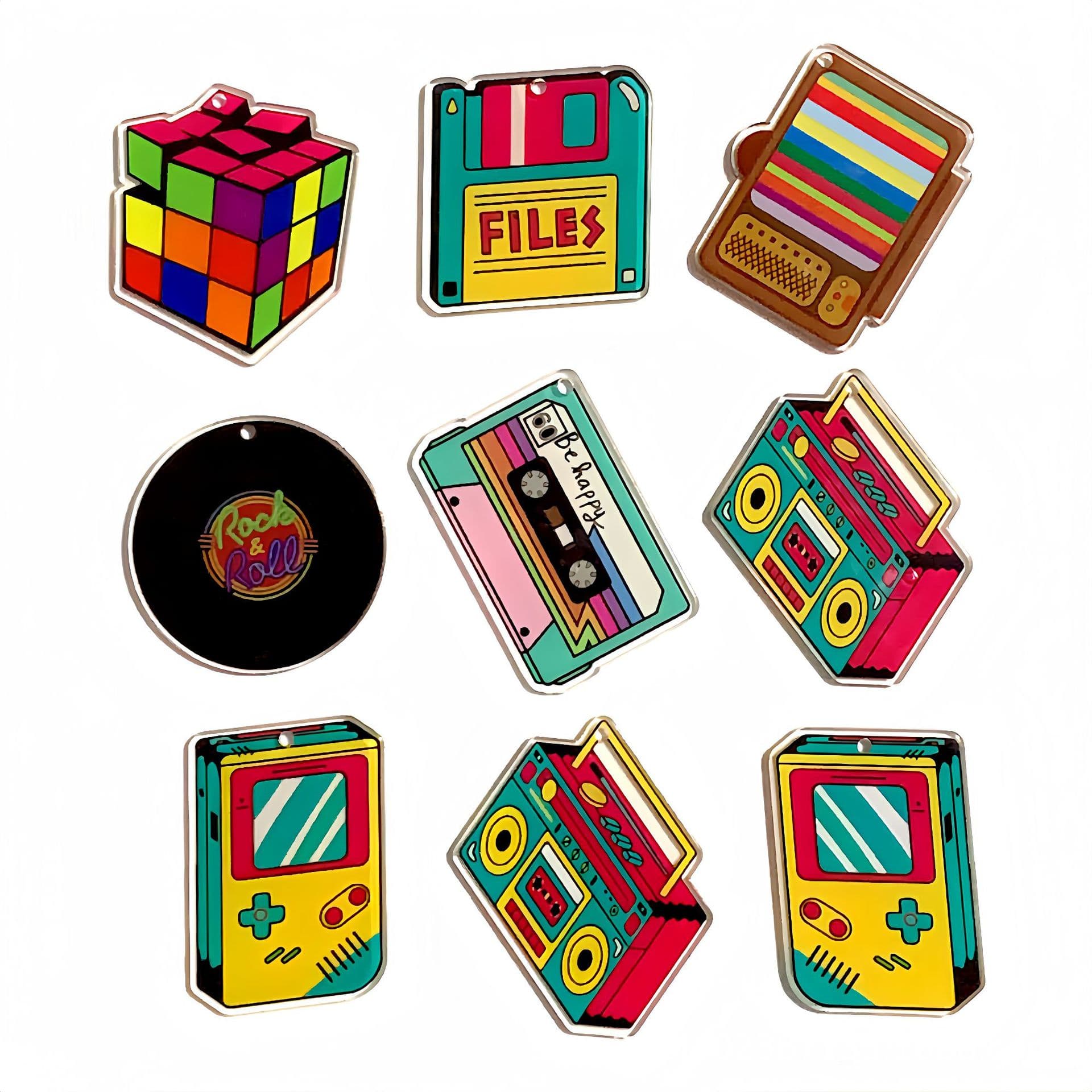 (Cross-border trading), keychain, earrings, pendant, accessory, accessories, DIY 1